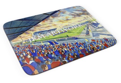 Caledonian Stadium Fine Art Mouse Mat - Inverness Caledonian Thistle FC